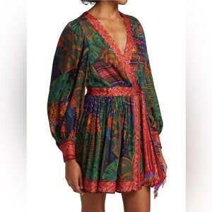 NNW Farm Rio Forest Tapestry Wrap Dress ❤️